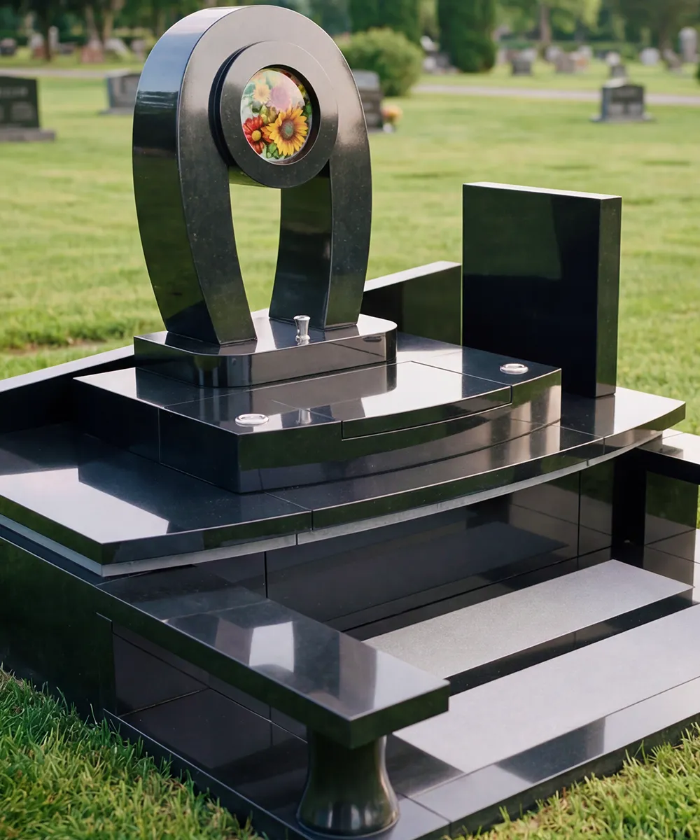 東京で人気のデザイン墓石 ブーケットリング