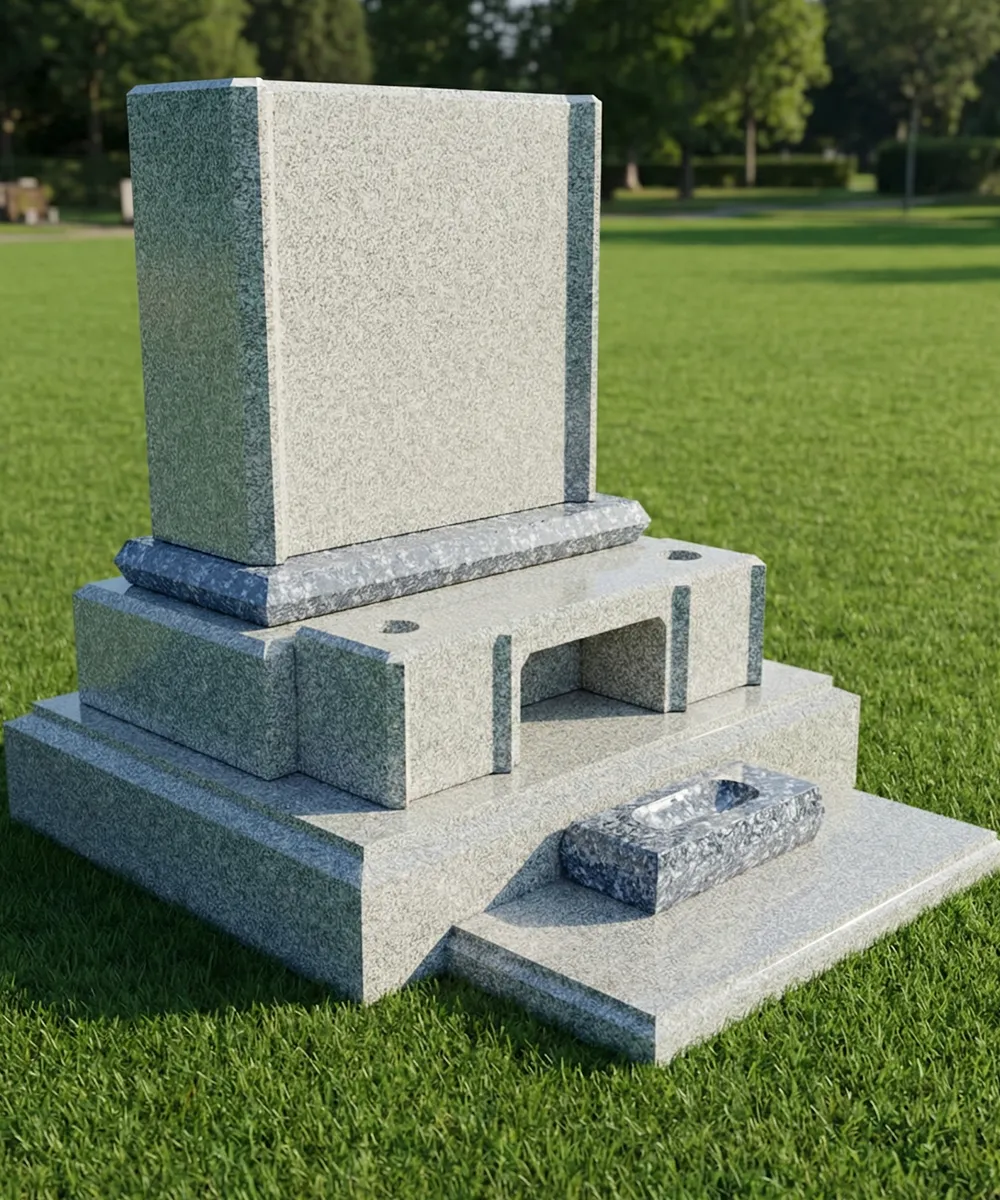 東京で人気の墓石デザイン フラワーシリーズ キキョウ