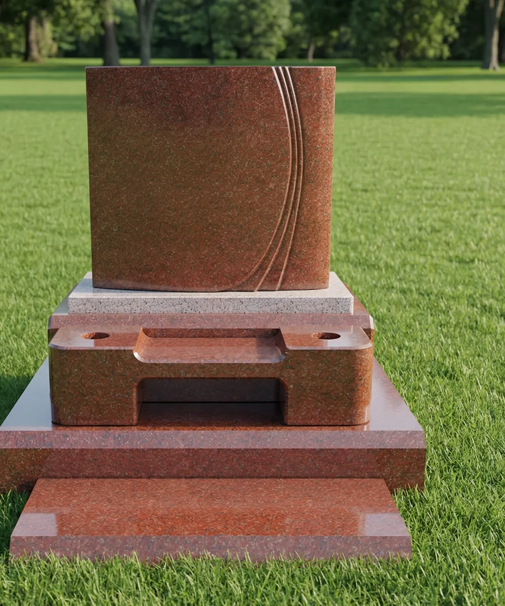 東京で人気の墓石デザイン フラワーシリーズ アザレア