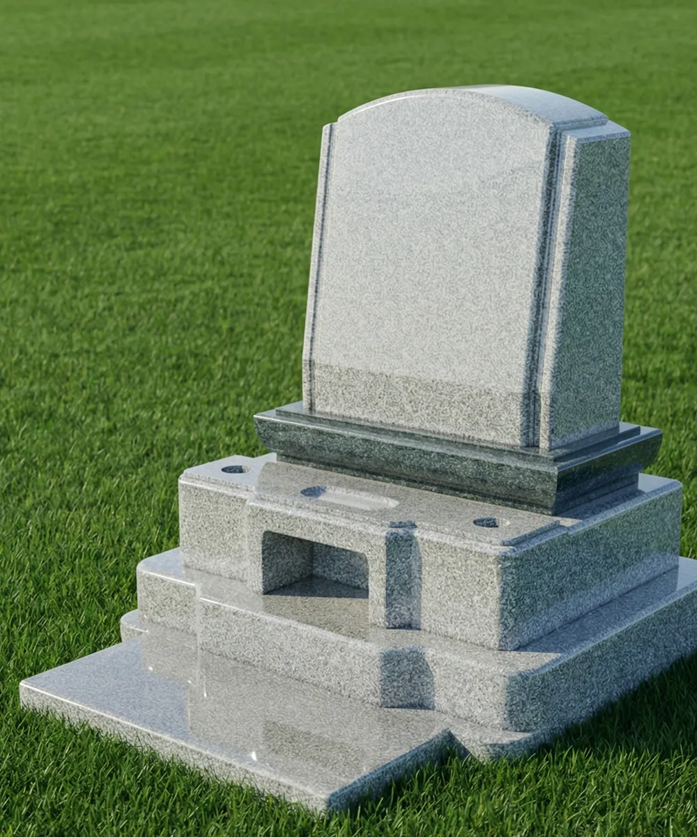 東京で人気の墓石デザイン フラワーシリーズ クローバー