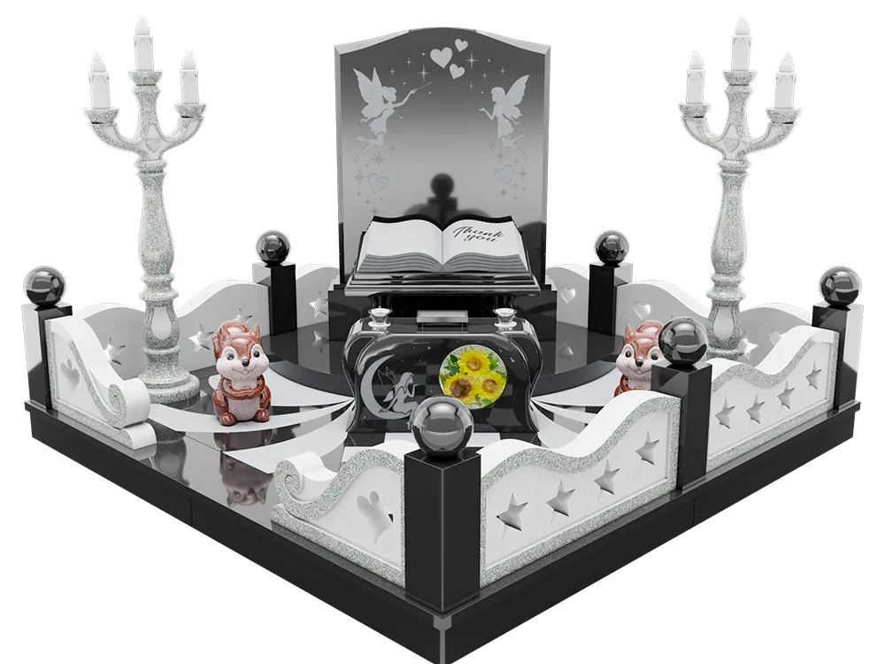 デザイン墓石 妖精の森 ファンタジーシリーズ