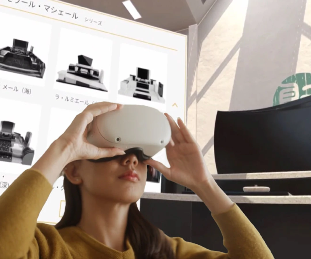 VR墓石展示場を開発