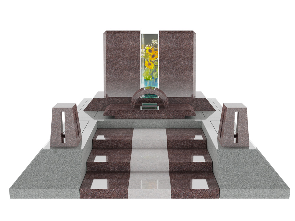 ひまわりのお墓　サンフラワーヒル [ひまわりの丘]　デザイン墓石ブルームシリーズ