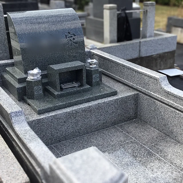 神奈川県川崎市のお墓施工例（インド産アーバングレー）